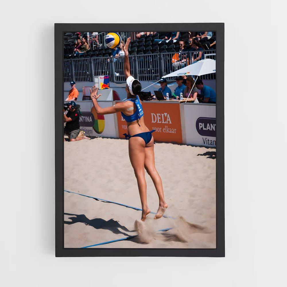 Poster Duda lisboa – affiche Beach-volley (vue 2)